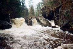 Sweet little falls on a Nipigon trib in the middle of nowhere.
