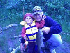 my sons very first fish
